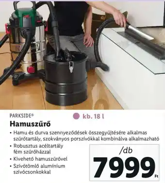 Lidl PARKSIDE Hamuszűrő 1 db ajánlat