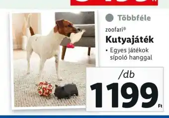 Lidl zoofari Kutyajáték 1 db ajánlat