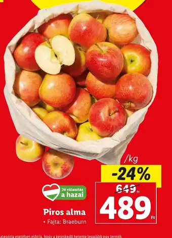 Lidl Piros alma 1kg ajánlat
