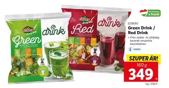 Lidl EISBERG Green Drink Red Drink 160g ajánlat