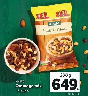 Lidl ALESTO Csemege mix 200g ajánlat