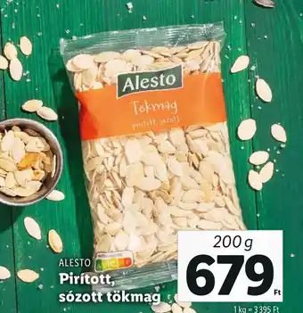 Lidl ALESTO Pirított sózott tökmag 200g ajánlat