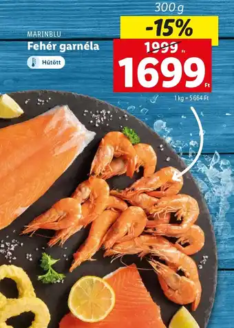Lidl MARINBLU Fehér garnéla 300 g ajánlat