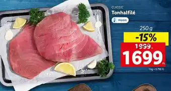 Lidl CLASSIC Tonhalfilé 250 g ajánlat