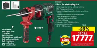 Lidl PARKSIDE Fúró- és vésőkalapács 1 db ajánlat