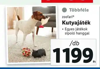 Lidl zoofari Kutyajáték 1 db ajánlat
