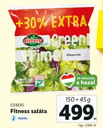 Lidl EISBERG Fitness saláta 150 + 45 g ajánlat