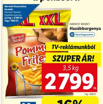 Lidl HARVEST BASKET Hasábburgonya 3,5 kg ajánlat