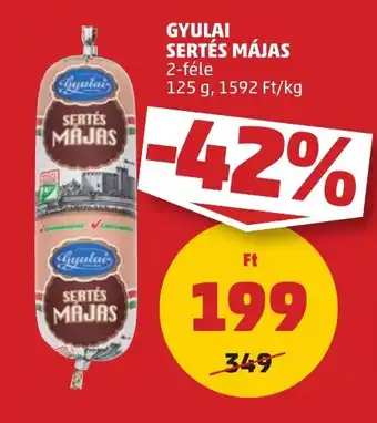 PENNY GYULAI SERTÉS MÁJAS 125 g ajánlat