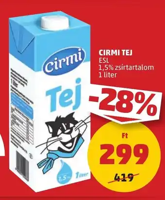 PENNY CIRMI TEJ 1 l ajánlat