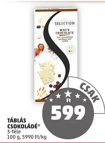 PENNY TÁBLÁS CSOKOLÁDÉ 100 g ajánlat