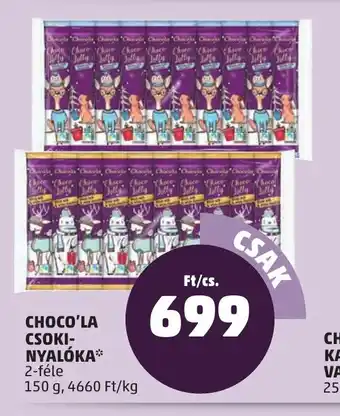 PENNY CHOCO'LA CSOKI-NYALÓKA 150 g ajánlat