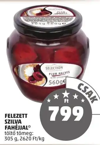 PENNY FELEZETT SZILVA FAHÉJJAL 305 g ajánlat