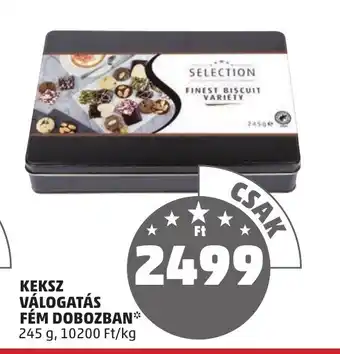 PENNY KEKSZ VÁLOGATÁS FÉM DOBOZBAN 245 g ajánlat