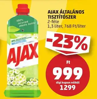 PENNY AJAX ÁLTALÁNOS TISZTÍTÓSZER 1,3 l ajánlat