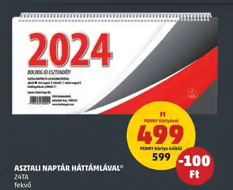 PENNY ASZTALI NAPTÁR HÁTTÁMLÁVAL 1 db ajánlat