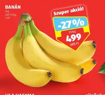 ALDI BANÁN 1 kg ajánlat
