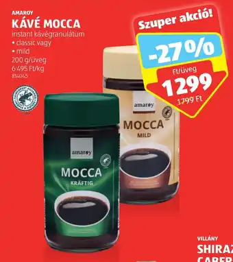 ALDI AMAROY KÁVÉ MOCCA 200 g ajánlat