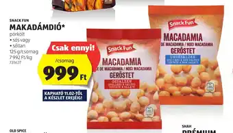 ALDI SNACK FUN MAKADÁMDIÓ 125 g ajánlat