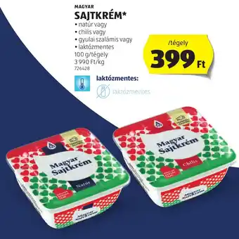ALDI MAGYAR SAJTKRÉM 100 g ajánlat