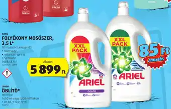 ALDI ARIEL FOLYÉKONY MOSÓSZER, 3,5l ajánlat
