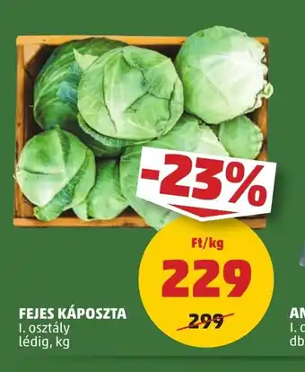 PENNY FEJES KÁPOSZTA 1 kg ajánlat