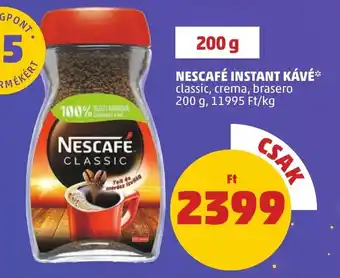 PENNY NESCAFÉ INSTANT KÁVÉ 200 g ajánlat