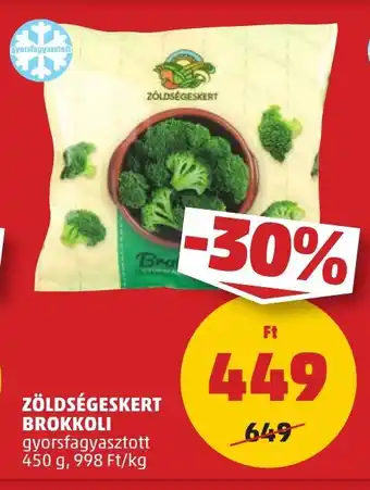 PENNY ZÖLDSÉGESKERT BROKKOLI 450 g ajánlat