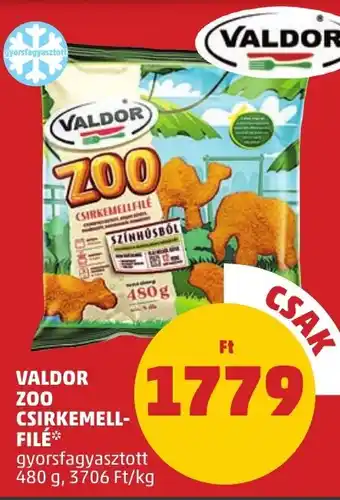 PENNY VALDOR ZOO CSIRKEMELL-FILÉ 480 g ajánlat