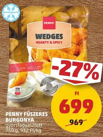 PENNY PENNY FŰSZERES BURGONYA 750 g ajánlat