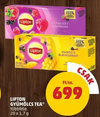 PENNY LIPTON GYÜMÖLCS TEA 20 x 1,7 g ajánlat