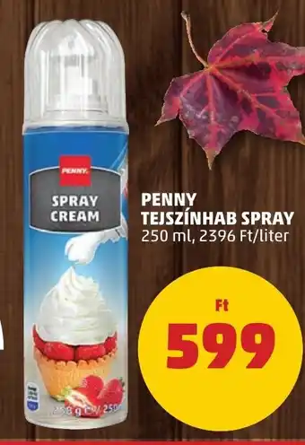 PENNY PENNY TEJSZÍNHAB SPRAY 250 ml ajánlat