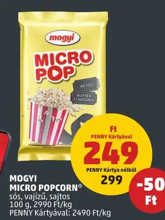 PENNY MOGYI MICRO POPCORN 100 g ajánlat