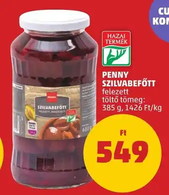 PENNY PENNY SZILVABEFŐTT 385 g ajánlat