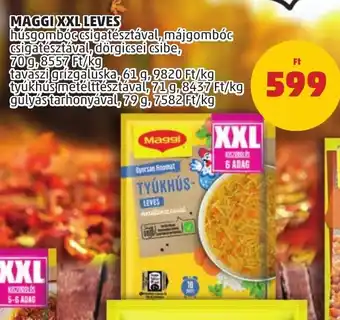 PENNY MAGGI XXL LEVES 61 - 79 g ajánlat