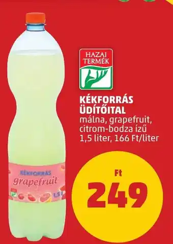 PENNY KÉKFORRÁS ÜDÍTŐITAL 1,5 l ajánlat