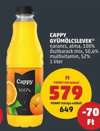 PENNY CAPPY GYÜMÖLCSLEVEK 1 l ajánlat