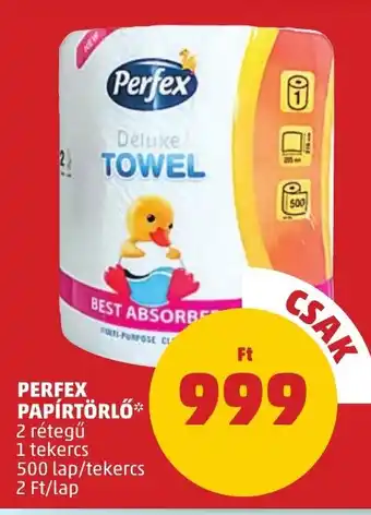 PENNY PERFEX PAPÍRTÖRLŐ 1 tekercs ajánlat