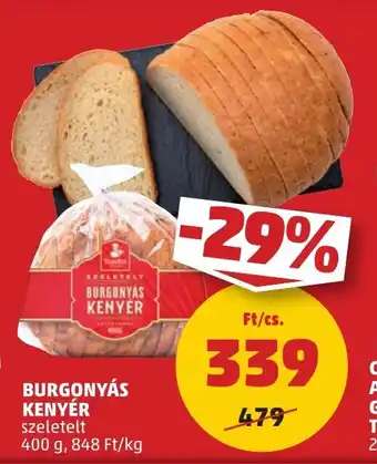 PENNY BURGONYAS KENYER 400 g ajánlat
