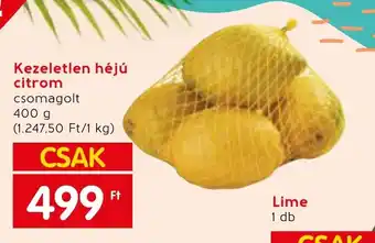 Spar Kezeletlen héjú citrom 400 g ajánlat