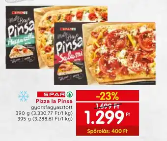 Spar SPAR Pizza la Pinsa 390 / 395 g ajánlat