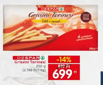 SPAR Grissini Torinesi 250 g