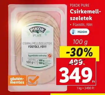 Lidl PIKOK PURE Csirkemell szeletek 100g ajánlat