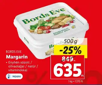 Lidl BORDS EVE Margarin 500g ajánlat
