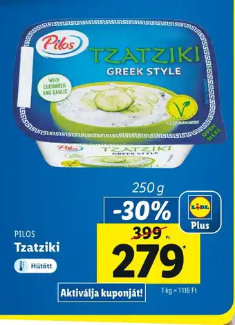 Lidl PILOS Tzatziki 250g ajánlat