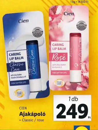 Lidl CIEN Ajakápoló ajánlat