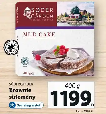 Lidl SÖDERGARDEN Brownie sütemény 400g ajánlat
