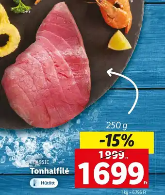 Lidl CLASSIC Tonhalfilé 250g ajánlat