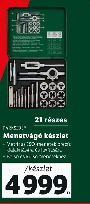 Lidl PARKSIDE Menetvágó készlet ajánlat