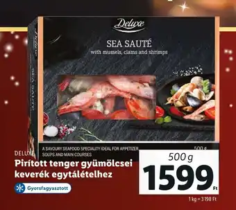 DELUXE Pirított tenger gyümölcsei keverék egytálételhez 500g